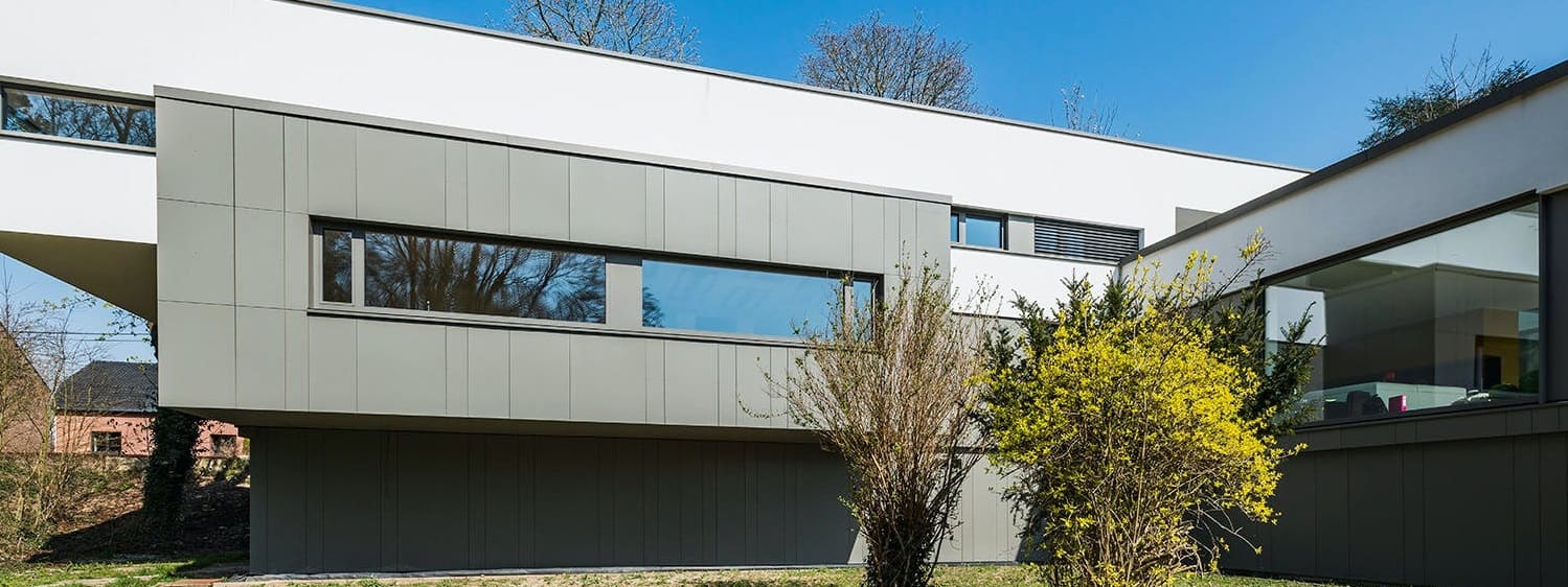 Bardage de façade installé par Harsolution à Huy et en région liégeoise